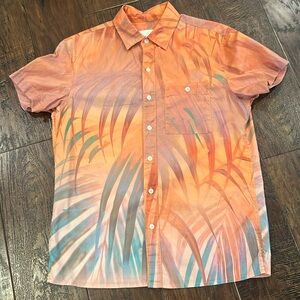 AMERICAN EAGLE Button Down Hawaiian Shirt Size XS
